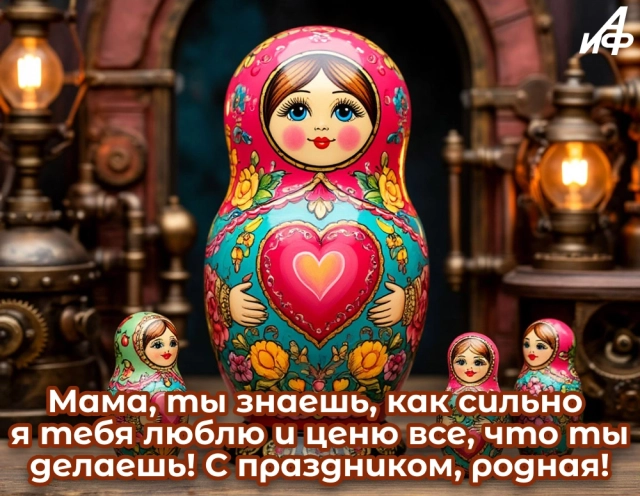 день матери открытка