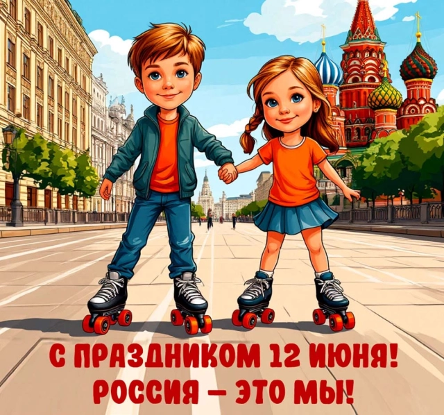 открытки День России