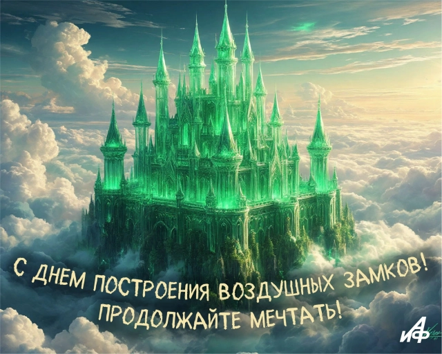 17 февраля открытка день воздушных замков