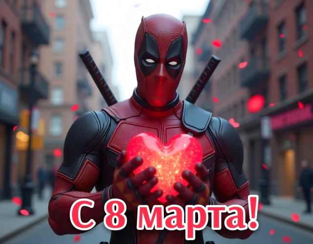 открытка 8 марта