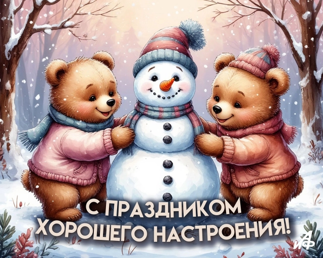 4 февраля праздник хорошего настроения открытка