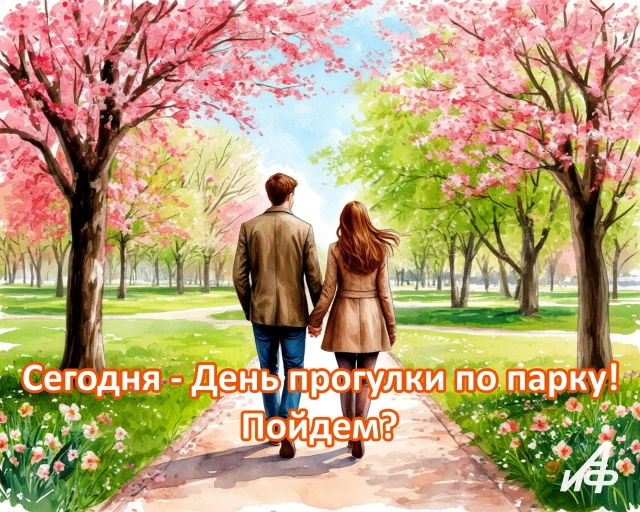 30 марта день прогулки по парку