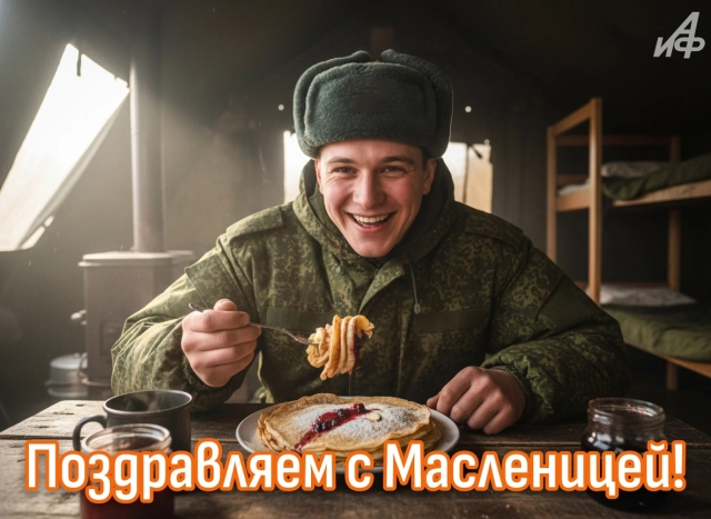 с масленицей открытка