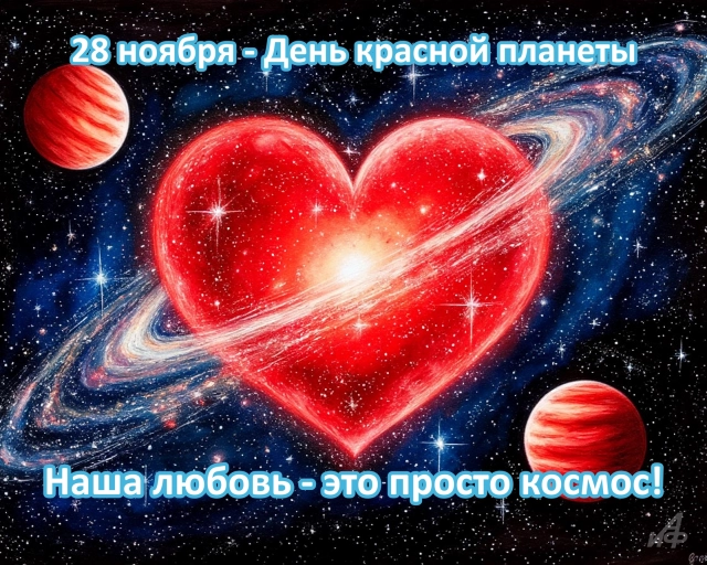 день красной планеты открытка