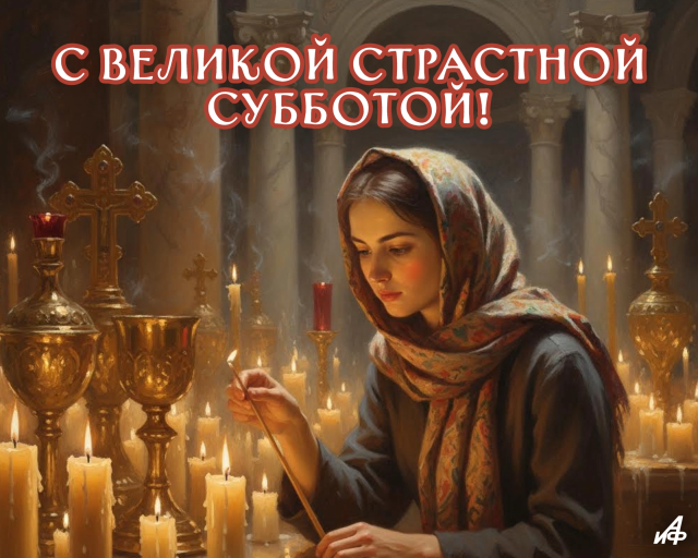 Страстная суббота открытка