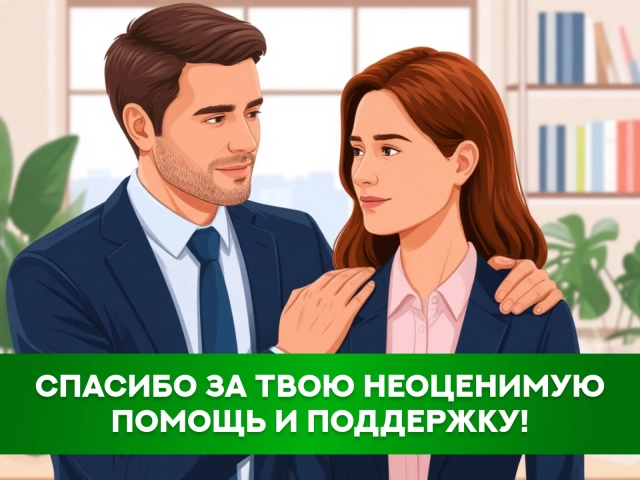 спасибо ща поддержку открытка