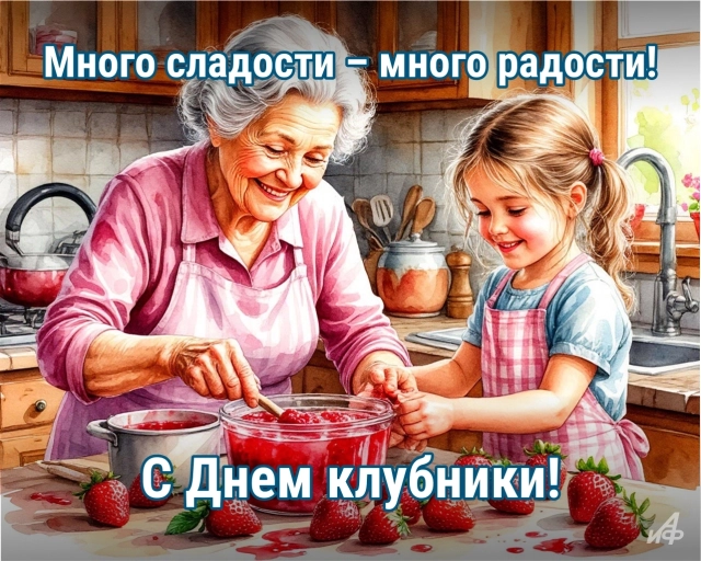 30+ открыток с Днем клубники. Красивые картинки для дачников и влюбленных