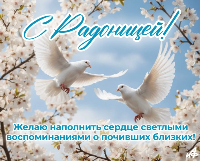 открытка Радоница для близких