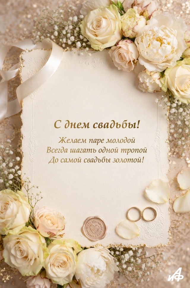 свадебная открытка с цветами нежная скачать бесплатно