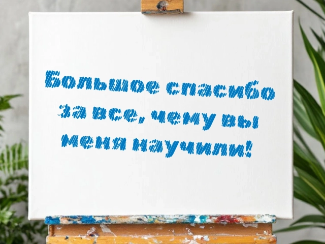 открытка большое спасибо учитель