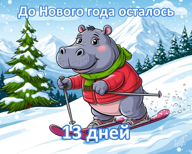 Обратный отсчет до 2026 года: стильные открытки с фразой «До Нового года осталось...»