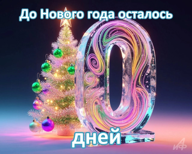 Обратный отсчет до 2026 года: стильные открытки с фразой «До Нового года осталось...»