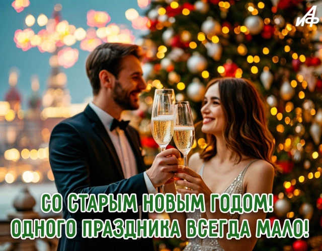 старый новый год открытка стихи &nbsp;любовь