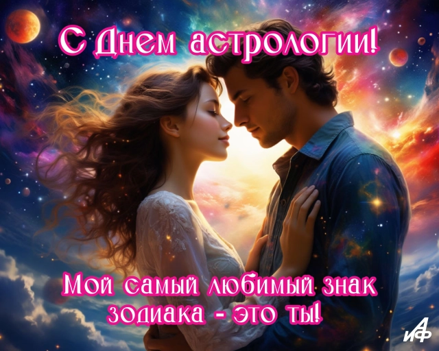 день астрологии открытка