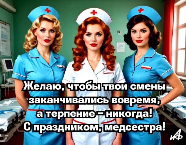Открытки для медсестер