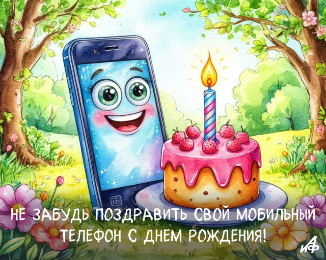 день мобильного телефона 3 апреля открытка