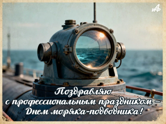 день моряка-подводника открытка