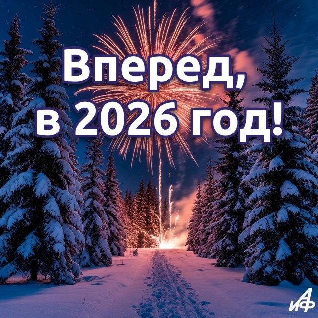с новым годом 2026 открытка