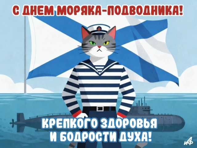 день моряка-подводника открытка
