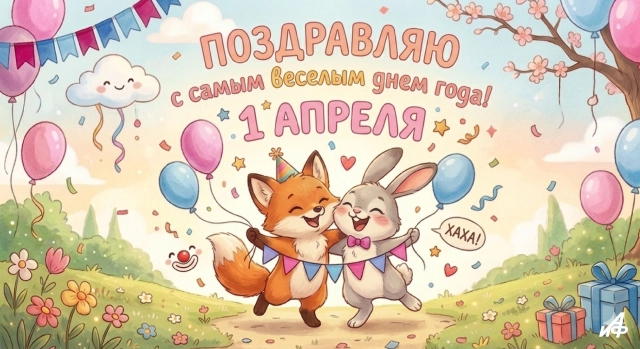 открытка 1 апреля скачать бесплатно прикол день смеха