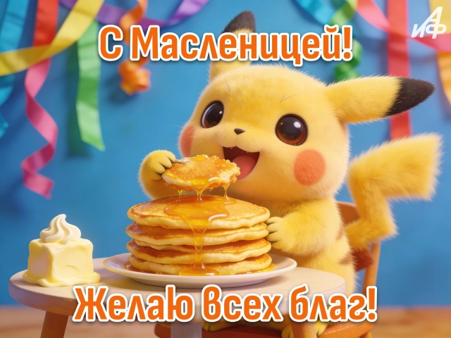 масленица открытка