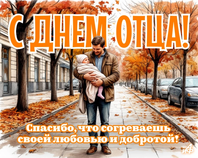 открытка день отца