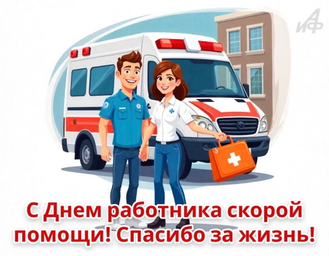 открытка с днем скорой помощи герои в белых халатах