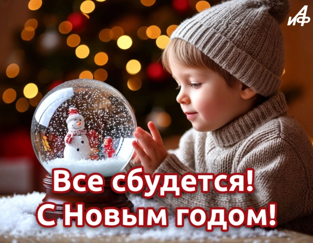открытка с новым годом