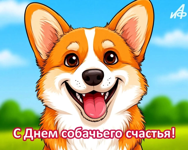 4 мая с днем собачьего счастья открытка