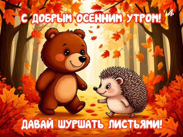 лучшие открытки осеннего утра бесплатно