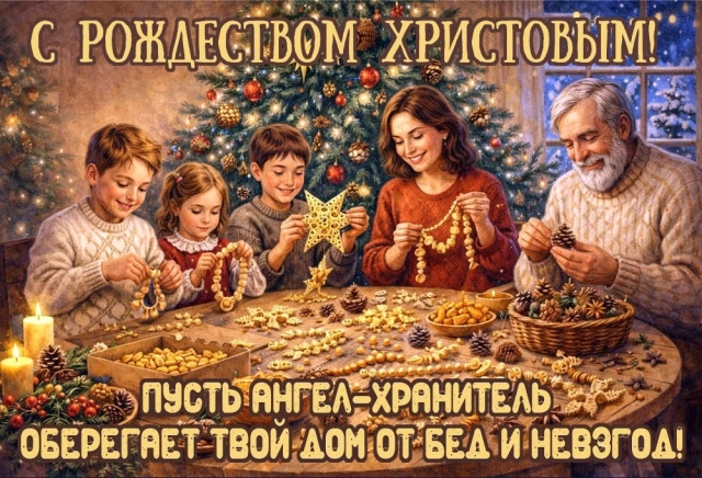 Рождество Христово октрытка