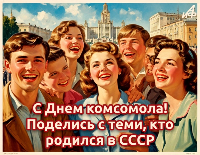 открытки с днем комсомола