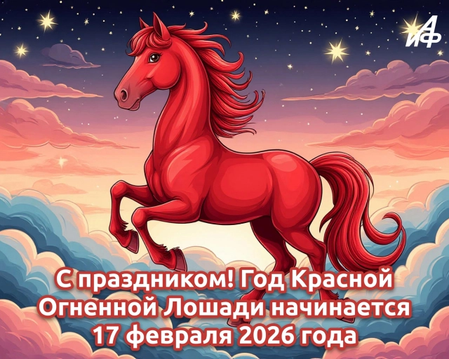 год лошади открытки