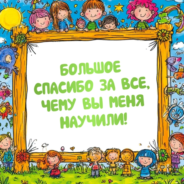 спасибо за все чему вы меня научили открытка
