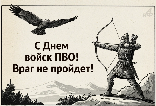 поздравительная картинка День ПВО для коллеги