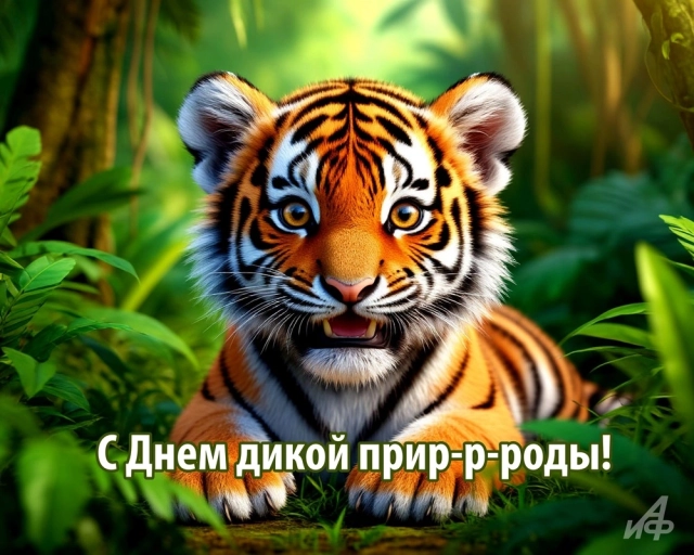 день дикой природы открытка