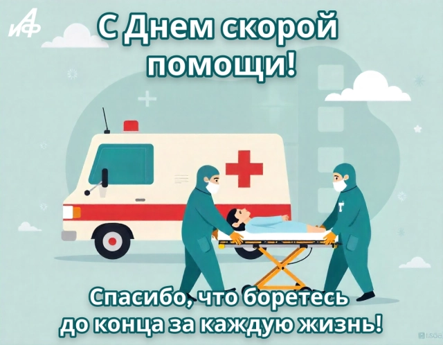 открытка с днем скорой помощи для друзей медиков