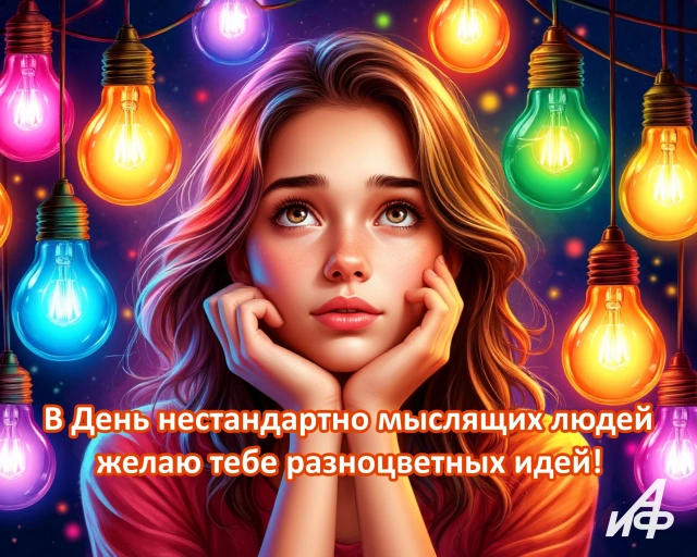 9 марта день нестандартно мыслящих открытка