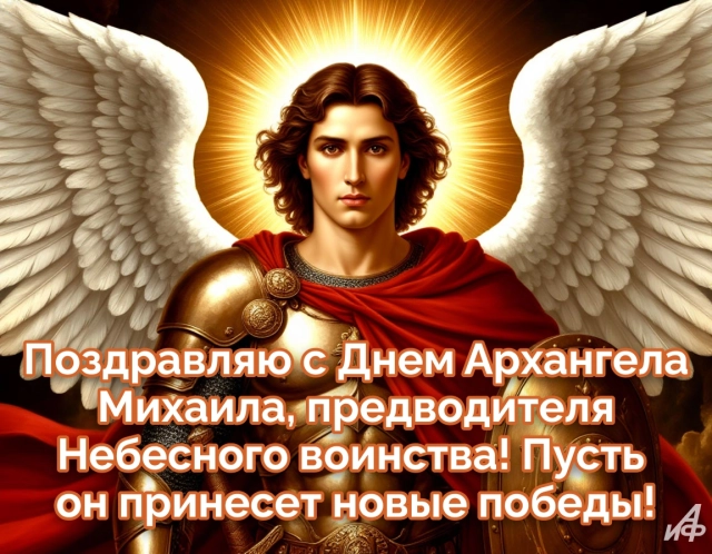 открытка день Архангела Михаила