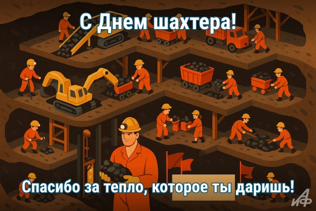 Красивые открытки с Днем шахтера: яркие картинки и поздравления для горняков