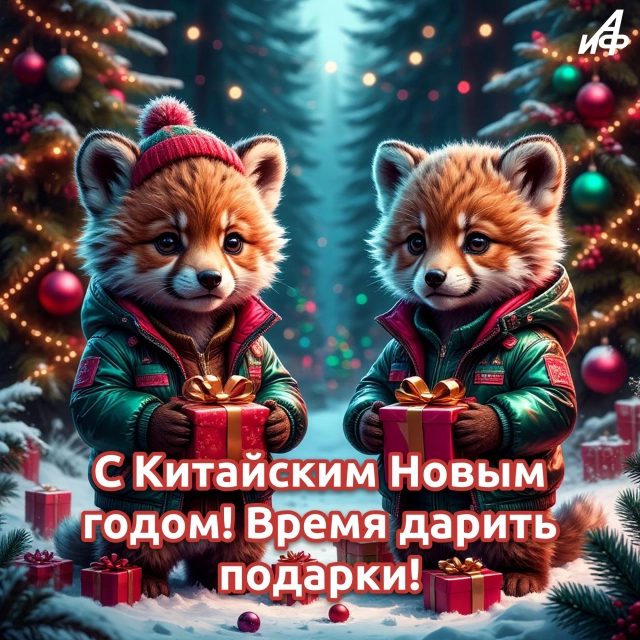 китайский новый год открытки