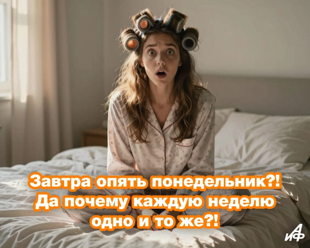 открытка почему опять понедельник