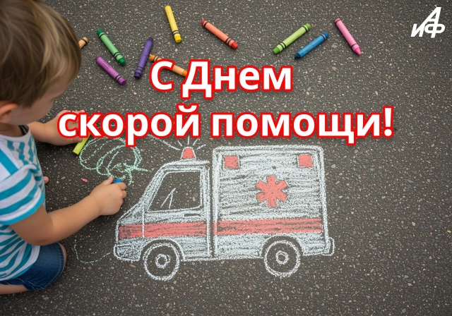 красивая открытка с днем скорой помощи врачам и фельдшерам