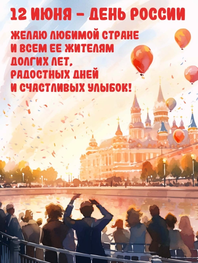 открытки День России