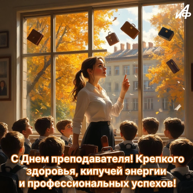 открытка день преподавателя