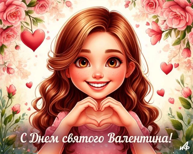 с днем святого валентина открытки