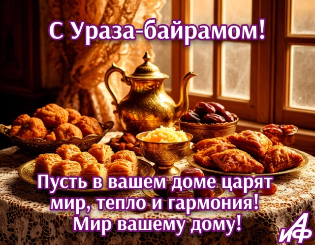 ураза-байрам открытка
