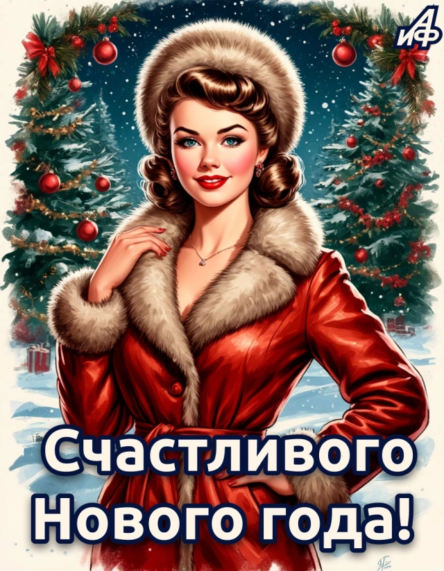 новый год открытки счастье