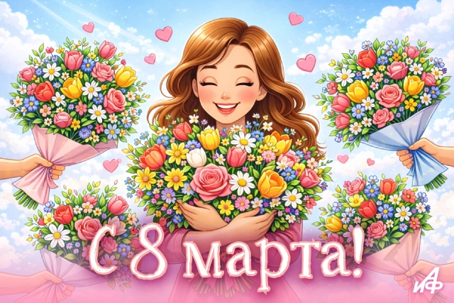 8 марта открытки