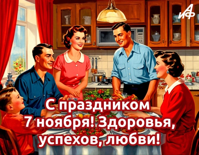 открытки 7 ноября